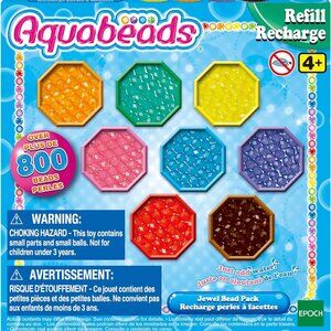 Aquabeads Jewel Bead Pack-Arts & Crafts Bead Refill Kit for Kids.800+ Jewel Bead